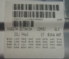 forged customer label, Octavia